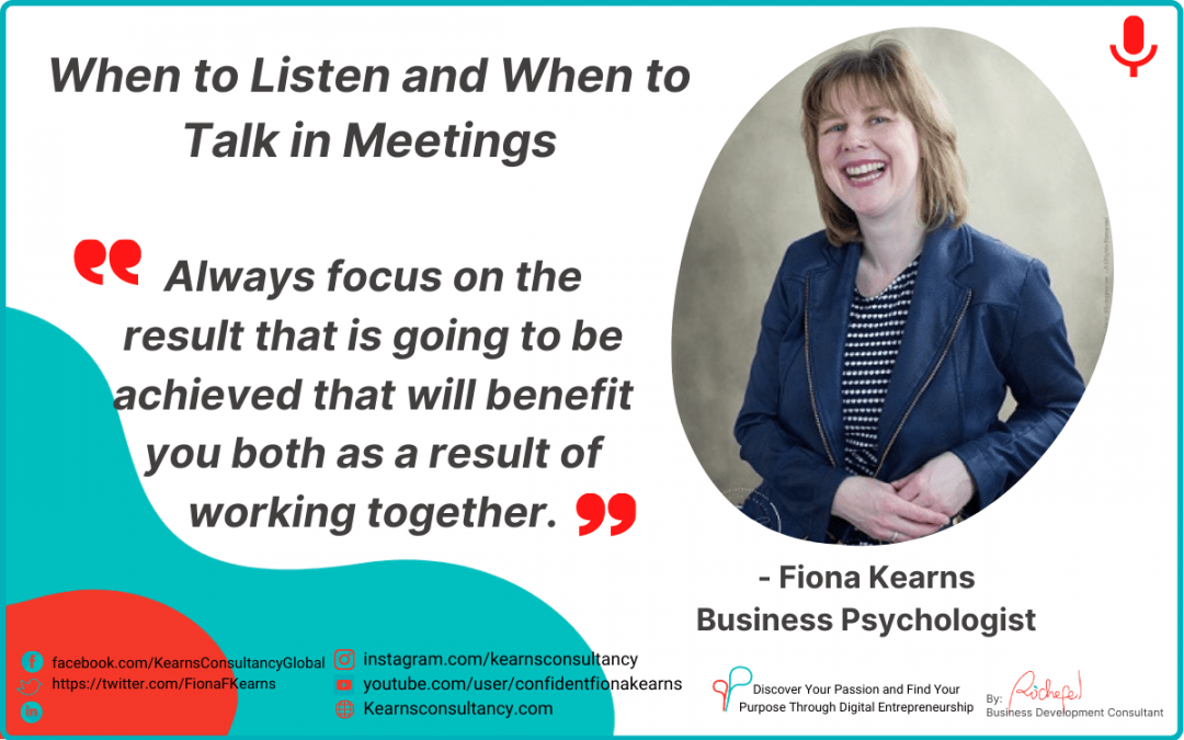 PPP Episode 5: When to Listen and When to Talk in Meetings